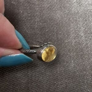Sterling Silver Custom Citrine Ring